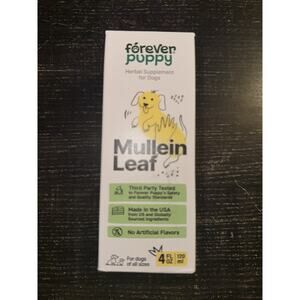 Forever Puppy Mullein Leaf drops 120 Ml Expires 10/2027